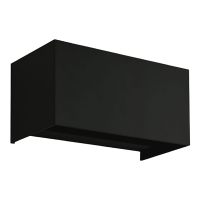 Wandlamp buiten G9 | Up & Down | IP65 | Zwart LDR06839