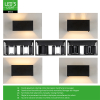 Wandlamp buiten G9 | Up & Down | IP65 | Zwart LDR06839 - 5
