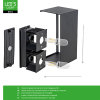 Wandlamp buiten G9 | Up & Down | IP65 | Zwart LDR06839 - 6