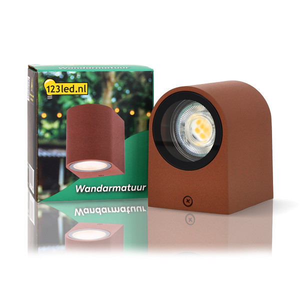 Wandlamp buiten GU10 | Sacramento | IP44 | Roestkleur LDR08837 - 2