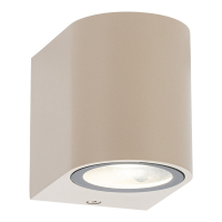 Wandlamp buiten GU10 | Sacramento | IP44 | Zandkleur LDR08838