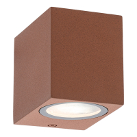 Wandlamp buiten GU10 | San Diego | IP44 | Roestkleur LDR08840