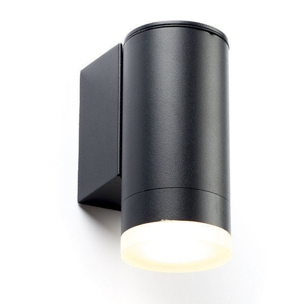 123led Wandlamp buiten GU10 | Storm | IP54 | Zwart  LDR08518 - 1