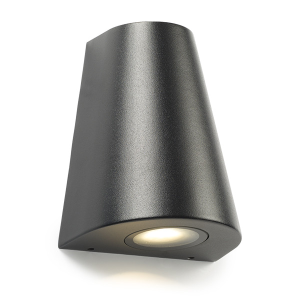 123led Wandlamp buiten GU10 | Up & Down | Los Angeles | IP44 | Zwart  LDR05029 - 1