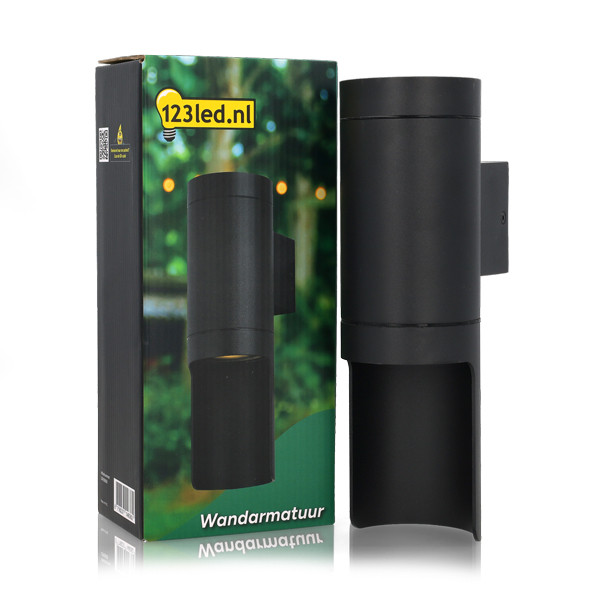 Wandlamp buiten GU10 | Up & Down | New Orleans | IP44 | Zwart LDR08859 - 2