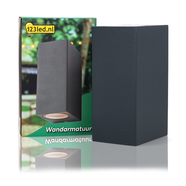 Wandlamp buiten GU10 | Up & Down | San Francisco | IP44 | Antraciet LDR08842 - 2