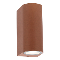 Wandlamp buiten GU10 | Up & Down | Santa Barbara | IP44 | Roestkleur LDR08846