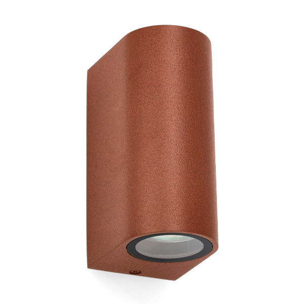 Wandlamp buiten GU10 | Up & Down | Santa Barbara | IP44 | Roestkleur LDR08846 - 1