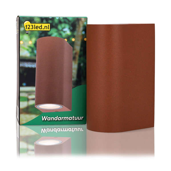 Wandlamp buiten GU10 | Up & Down | Santa Barbara | IP44 | Roestkleur LDR08846 - 2