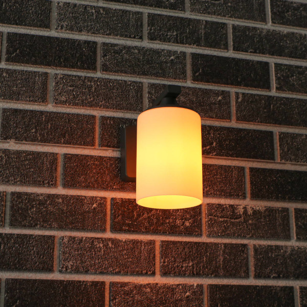 123led Wandlamp buiten glas | E27 | Abilene | IP44 | Antraciet  LDR06291 - 5