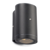 Wandlamp buiten met schemersensor GU10 | Kingston | IP44 | Zwart LDR08523 - 1