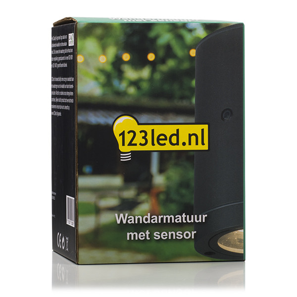 Wandlamp buiten met schemersensor GU10 | Kingston | IP44 | Zwart LDR08523 - 5
