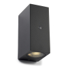 Wandlamp buiten met schemersensor GU10 | Up & Down | Avalon | IP44 | Zwart LDR08522 - 1