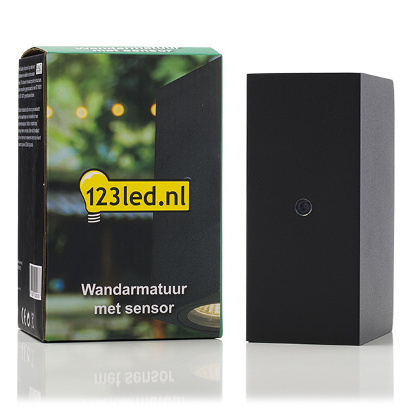 Wandlamp buiten met schemersensor GU10 | Up & Down | Avalon | IP44 | Zwart LDR08522 - 2