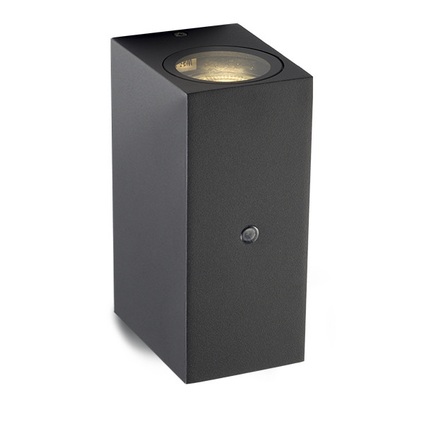Wandlamp buiten met schemersensor GU10 | Up & Down | Avalon | IP44 | Zwart LDR08522 - 4