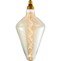 123led XXL lamp Cone FleX Gold dimbaar (E27, 4W, 2000K) 123led huismerk  LDR06170