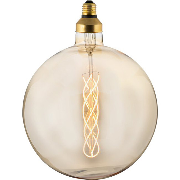 123led XXL lamp E27 | Globe FleX | Gold | 2000K | Dimbaar | 6W  LDR06212 - 1