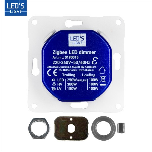 Zigbee dimmer inbouw 0.5-250W | Fase aan- en afsnijding (RLC) LDR06865 - 5