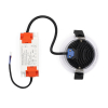 Zigbee inbouwspot | Rond | RGB + 2700-6500K | Wit | Ø 75 mm | IP65 | Dimbaar | 5W LDR02449 - 5