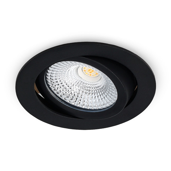 Zigbee inbouwspot | Rond | RGB + 2700-6500K | Zwart | Ø 75 mm | IP65 | Dimbaar | 5W LDR02451 - 2