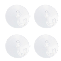 Zuignaphaakjes | Ø 7 cm | Kunststof | 4 stuks LKO00871