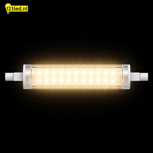 123led led lamp R7s | Staaflamp | SMD | 118mm | 2700K | 12W (100W) LDR02606 - 1