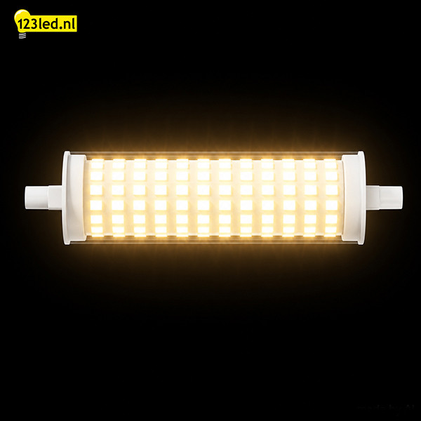 123led led lamp R7s | Staaflamp | SMD | 118mm | 2700K | Dimbaar | 18,2W (150W) LDR02612 - 1