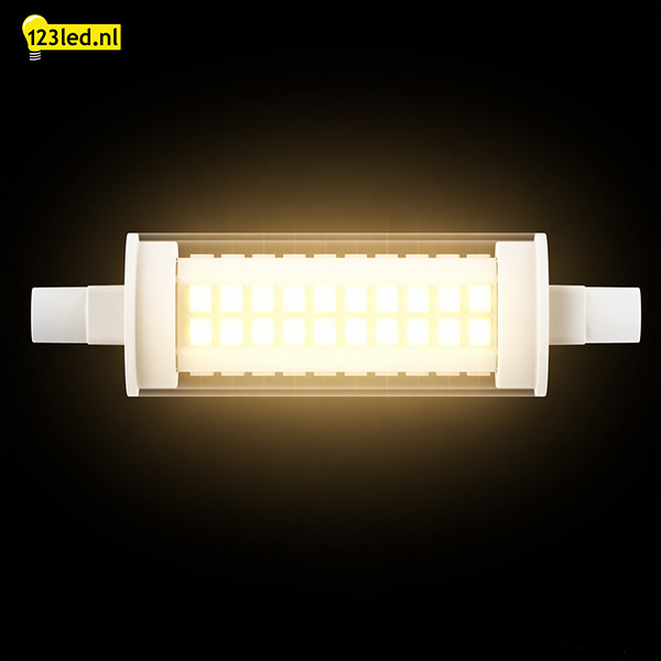 123led led lamp R7s | Staaflamp | SMD | 78mm | 2700K | Dimbaar | 9.5W (75W) LDR02604 - 1