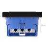 2USB inCharge Pro55 wandcontactdoos | USB A + USB C | Mat zwart  L2U00015 - 4