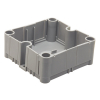 ABB Hafobox 3640/1 onderbak zonder deksel voor kabeldoos wand/plafond (grijs)