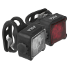 AXA Verlichtingsset | Niteline 44-R | USB oplaadbaar | Zwart