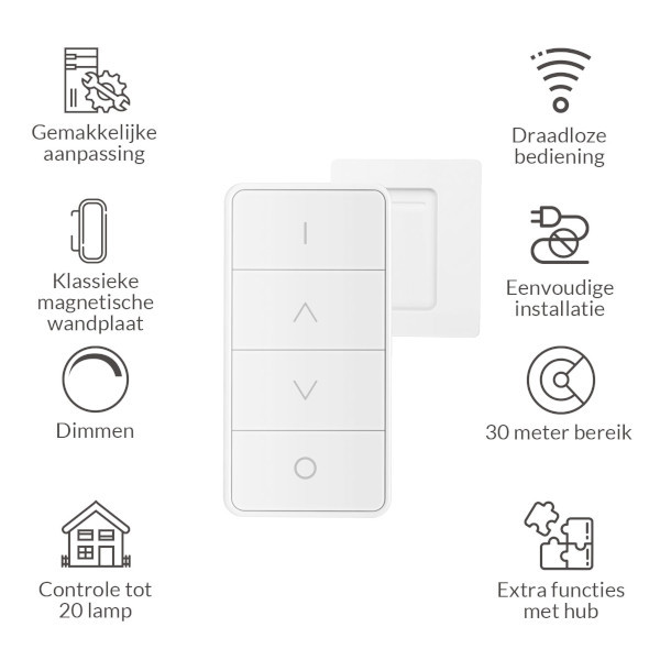 AduroSmart Zigbee starterset E27 | Flame | 1 lamp en 1 dimmerschakelaar  LAD00004 - 4