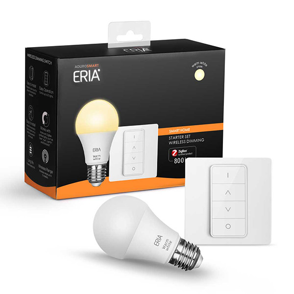 AduroSmart Zigbee starterset E27 | Warm wit | 1 lamp en 1 dimmerschakelaar  LAD00003 - 1