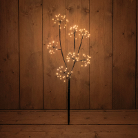 Anna Collection Dandelion op tuinsteker 70 cm | Extra warm wit | 140 lampjes  LCO00324