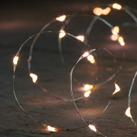 Anna Collection Draadverlichting op batterijen | 5 meter | Warm wit | 100 leds | Zilver  LCO00098