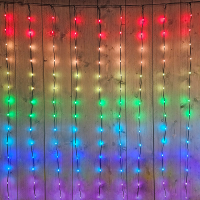 Gordijnverlichting 300 x 140 cm | Multicolor | 280 lampjes LCO00506