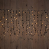 Gordijnverlichting buiten 500 x 50 cm | Extra warm wit | 1000 lampjes