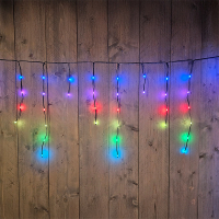 Ijspegelverlichting 500 x 60 cm | Multicolor | Inclusief afstandsbediening | 200 lampjes LCO00505
