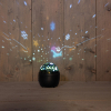 Kerst projector op batterijen | Kerstfiguur | IP44 | Zwart