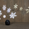 Kerst projector op batterijen | Sneeuwvlok | 3x AA | Zwart LCO00680 - 1