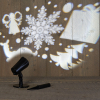 Kerst projector op timer | Kerstfiguren | IP44 | Zwart