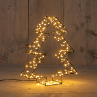Anna Collection Kerstboom 3D op batterijen | 26 cm | 200 leds | Warm wit  LCO00194