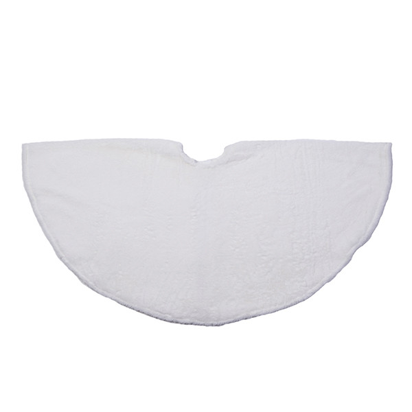 Kerstboomrok | Ø 120 cm | Fluffy Wit LCO00841 - 1