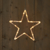Anna Collection Kerstfiguur ster op batterijen | 30 cm | 13 leds | Warm Wit  LCO00084 - 1