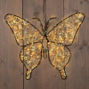Kerstfiguur vlinder met verlichting | 40 x 32 cm | Luxury color | Flash effect | 400 lampjes LCO00803 - 1