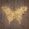 Kerstfiguur vlinder met verlichting | 78 x 53 cm | Luxury color | Flash effect | 800 lampjes LCO00805 - 1