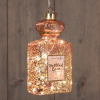 Kersthanger op batterijen | Parfumfles | 8,5 x 5 x 16 cm | 2x AAA | Roze LCO00718 - 1