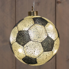 Kersthanger op batterijen | Voetbal | Ø 13 cm | 2x AAA | Zwart/Wit LCO00723 - 1