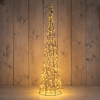 Kerstkegel | 100 x 25 cm | Extra warm wit | 600 lampjes | Flash effect LCO00796 - 1