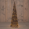 Kerstkegel op batterijen | 60 cm | Extra warm wit | 100 lampjes | Natural LCO00752 - 1